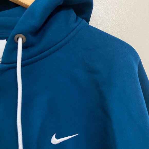 Nike Lab Men's Solo Swoosh Full-Zip Heavy Hoodie Valerian Blue L DR0403-460 NEW - Picture 5 of 13